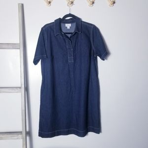 LIZ CLAIBORNE SIMPLY LIZ JEAN DRESS SIZE LARGE